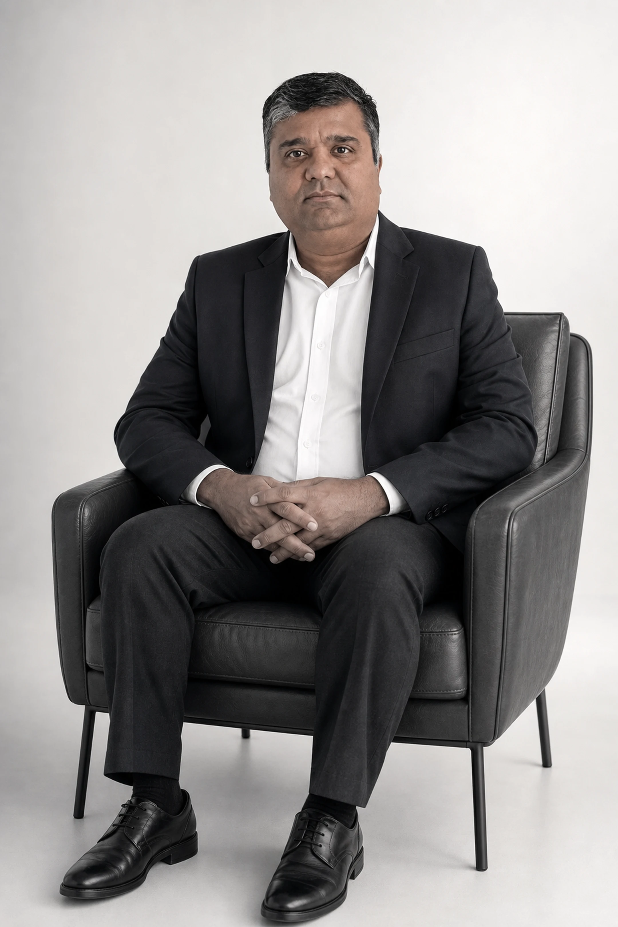 Suresh H R, Founder and Managing Director of CDS, seated in a studio portrait